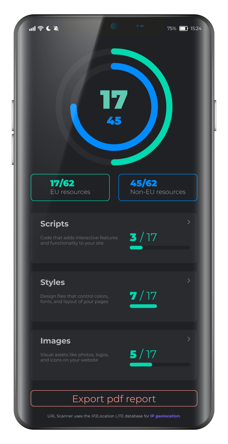 HostOrigin App Screenshot